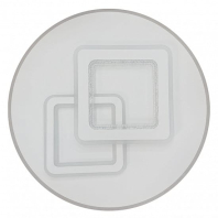 Люстра світлодіодна EUROLAMP LED акрилова кругла T3 75W 3000-6500K біла, Eurolamp, LED-LR-75-T3