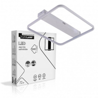 Люстра світлодіодна EUROLAMP LED акрилова квадратна A43 72W 3000-6500K біла
