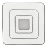 Люстра світлодіодна EUROLAMP LED акрилова квадратна T1 75W 3000-6500K біла, Eurolamp, LED-LS-75-T1