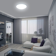 Світлодіодний LED Світильник EUROLAMP круглий накладний NEW 12W 4000K, Eurolamp, LED-NLR-12/4(F)new