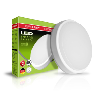 Світлодіодний EUROLAMP LED Світильник круглий накладний ЖКХ 12W 5500K