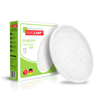 LED Світильник круглий накладний матовий Samurai 13W-4000K EUROLAMP, Eurolamp, LED-NLR-13W-T23
