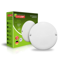 LED Світильник круглий накладний ЖКХ 18W-5000K EUROLAMP, Eurolamp, LED-NLR-18/50(G5)