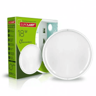 LED Світильник круглий накладний ЖКГ 18W-5500K EUROLAMP