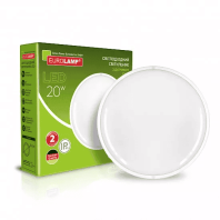 Світлодіодний EUROLAMP LED Світильник круглий накладний ЖКХ з датчиком руху 20W 4000K, Eurolamp, LED-NLR-20/40(sensor)