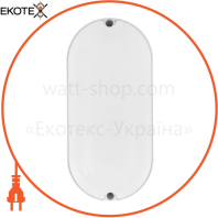 EUROLAMP LED Світильник овальний накладний ЖКГ з датчиком руху G10 12W 5000K (60)