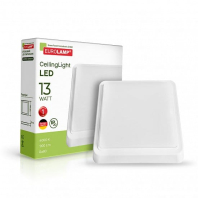 LED Світильник квадратний накладний 13W-4000K EUROLAMP