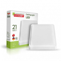 LED Світильник квадратний накладний 21W-4000K EUROLAMP