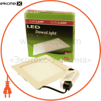 Eurolamp LED-PLS-12/4 eurolamp led светильник квадратный downlight 12w 4000k (20)