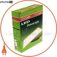 Eurolamp LED-PLS-6/3 eurolamp led светильник квадратный downlight 6w 3000k (50)