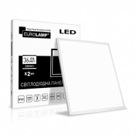Світлодіодний Промо-набір EUROLAMP LED Світильники 60 * 60 (панель) біла рамка 36W 4000K 2в1