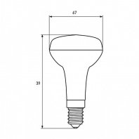 LED Лампа рефлекторна EUROLAMP R39-5W-E14-4000K, Eurolamp, LED-R39-05144(P)