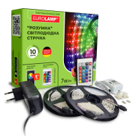 Готовий набір LED Стрічка EUROLAMP RGB-2*5м-12V