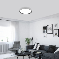 LED Світильник EUROLAMP з пультом керування Modernity White 72W-3000-6500K, Eurolamp, LED-SL-72W-T25(white)