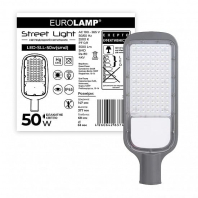 EUROLAMP LED Світильник вуличний плоский 50W 5500K, Eurolamp, LED-SLL-50w(smd)