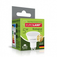 LED Лампа точкова EUROLAMP MR16-5W-GU10-4000K, Eurolamp, LED-SMD-05104(P)
