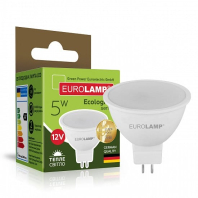 EUROLAMP LED Лампа ЕКО серія "P" MR16 5W GU5.3 3000K 12V
