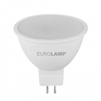 LED Лампа точкова низьковольтна EUROLAMP MR16-5W-12V-GU5.3-3000K, Eurolamp, LED-SMD-05533(12)(P)