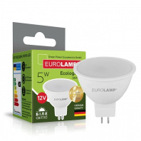 LED Лампа EUROLAMP ЕКО MR16 5W 12V GU5.3 4000K