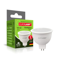 LED Лампа точкова EUROLAMP MR16-11W-GU5.3-4000K, Eurolamp, LED-SMD-11534(P)