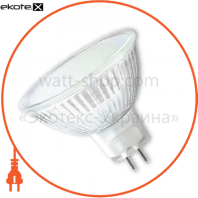LED лампа 3W MR16 GU5.3 4100K SMD3528 frosted cover Eurolamp