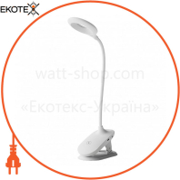 EUROLAMP LED Світильник настільний SMART 3W 2800-6500K dimmable USB+BATTERY білий