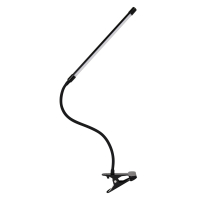 EUROLAMP LED Світильник настільний на прищіпці 5W 6500K чорний