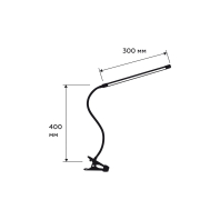 EUROLAMP LED Світильник настільний на прищіпці 5W 6500K чорний, Eurolamp, LED-TLP-5W(black)