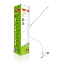 EUROLAMP LED Світильник настільний на прищіпці 5W 6500K білий, Eurolamp, LED-TLP-5W(white)