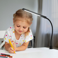 EUROLAMP LED Світильник настільний на струбцині 8W 5000K чорний, Eurolamp, LED-TLS-8W(black)