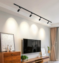 EUROLAMP Світильник трековий для ламп 1*30Вт GU10 чорний, Eurolamp, LHT-LED-GU10(black)