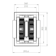 Вбудований світильник Maxus assistance Combee Petrol Proof 100W 5000K 90* GRAY, Maxus, MACPP-100W-750-BA90-GR