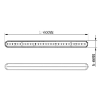 Лінійний світильник Maxus assistance LINE BASIC PL 600mm 20W 5000K IP65 Gray, Maxus, MALN-BSCPL-06-205-GR