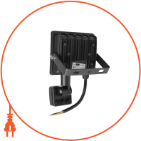 Прожектор світлодіодний ENERLIGHT MANGUST 30Вт 6500K з датчиком, Enerlight, MANGUST30SMD80СS