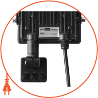 Прожектор світлодіодний ENERLIGHT MANGUST 30Вт 6500K з датчиком, Enerlight, MANGUST30SMD80СS