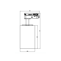 Трековий світильник Maxus assistance Track light C 20W 4000K 36DEG 1-Phase Black, Maxus, MATL-20W-36D-B