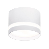 Світильник точковий накладний-врізний без лампи MAXUS Downlight Base GX53 White 2in1, Maxus, MAX-GX53-WH