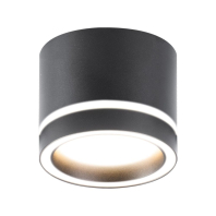 Світильник точковий накладний-врізний без лампи MAXUS L Downlight Base GX53 Black 2in1, Maxus, MAX-L-GX53-BL