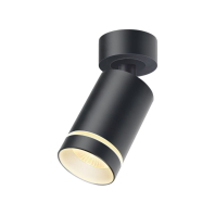 Світильник точковий накладний поворотний без лампи MAX-SD-GU10-BL MAXUS Surface Downlight Base MR16 GU10 Black, Maxus, MAX-SD-GU10-BL