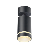 Світильник точковий накладний поворотний без лампи MAX-SD-GU10-BL MAXUS Surface Downlight Base MR16 GU10 Black, Maxus, MAX-SD-GU10-BL