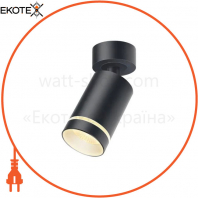Світильник точковий накладний поворотний без лампи MAX-SD-GU10-BL MAXUS Surface Downlight Base MR16 GU10 Black