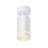 Світильник точковий накладний поворотний без лампи MAX-SD-GU10-WH MAXUS Surface Downlight Base MR16 GU10 White, Maxus, MAX-SD-GU10-WH