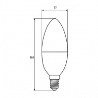 Промо-набір LED Лампи “Свічка” EUROLAMP 8W-E14-4000K “2+1”, Eurolamp, MLP-LED-CL-08144(3)