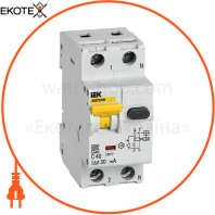 Автоматический выключатель дифференциального тока АВДТ32EM C40 30мА IEK