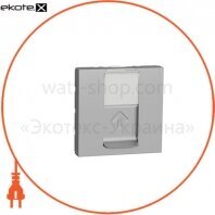 Розетка комп'ютерна RJ45, одинарна категорія 6 ​​STP, 2 модуля алюміній