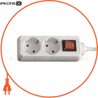 Удлин. 2х-місць 5м ( 2Р+РЕ + викл. ) ПП-6002-5м