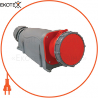 Розетка стаціонарна ССІ-135 63А-6ч/200/346-240/415В 3Р+РЕ+N IP67 MAGNUM IEK