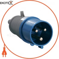 Вилка переносна ССІ-023 2P+PE 32А 200-250В IP44 IEK