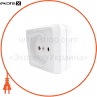 Розетка без заземлення РЗ16-Cb-W