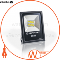 Прожектор EVRO LIGHT EV-20-01 6400K 1600Lm SMD EV-20-01 6400K, Евросвіт, 38969